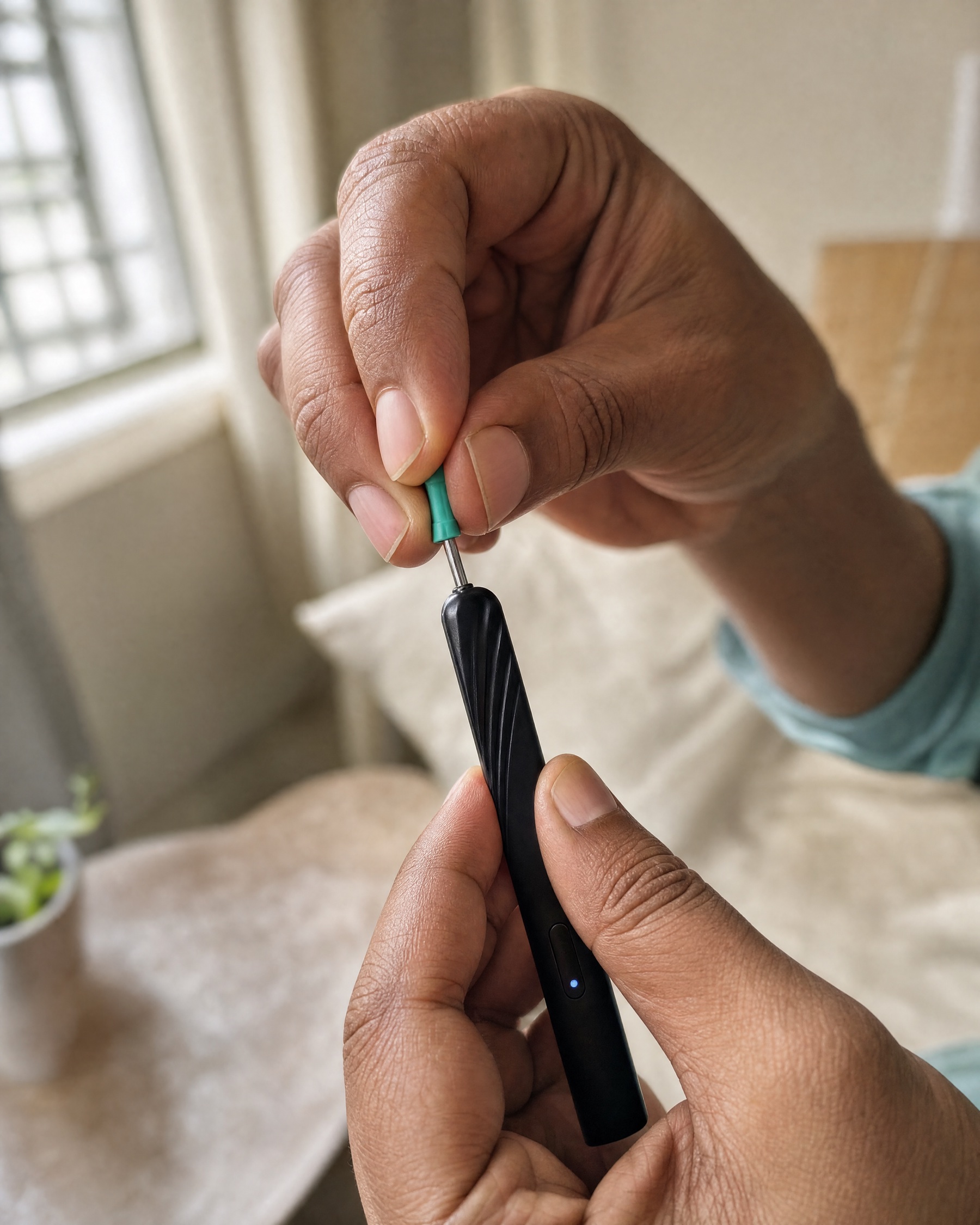 Silicone scoop tip swap